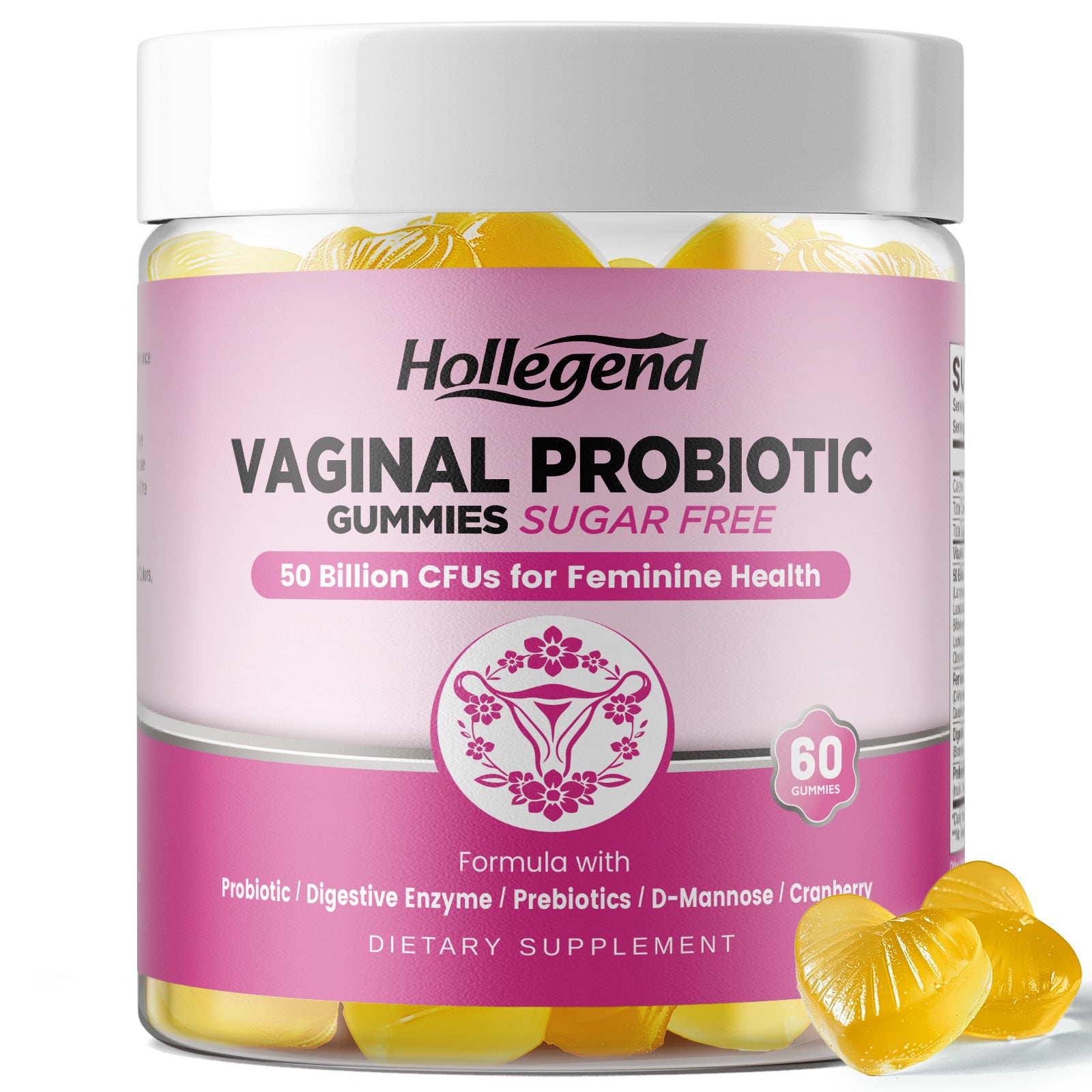Vaginal Probiotics Gummies for Women Balanced pH – Hollegend Nutrition
