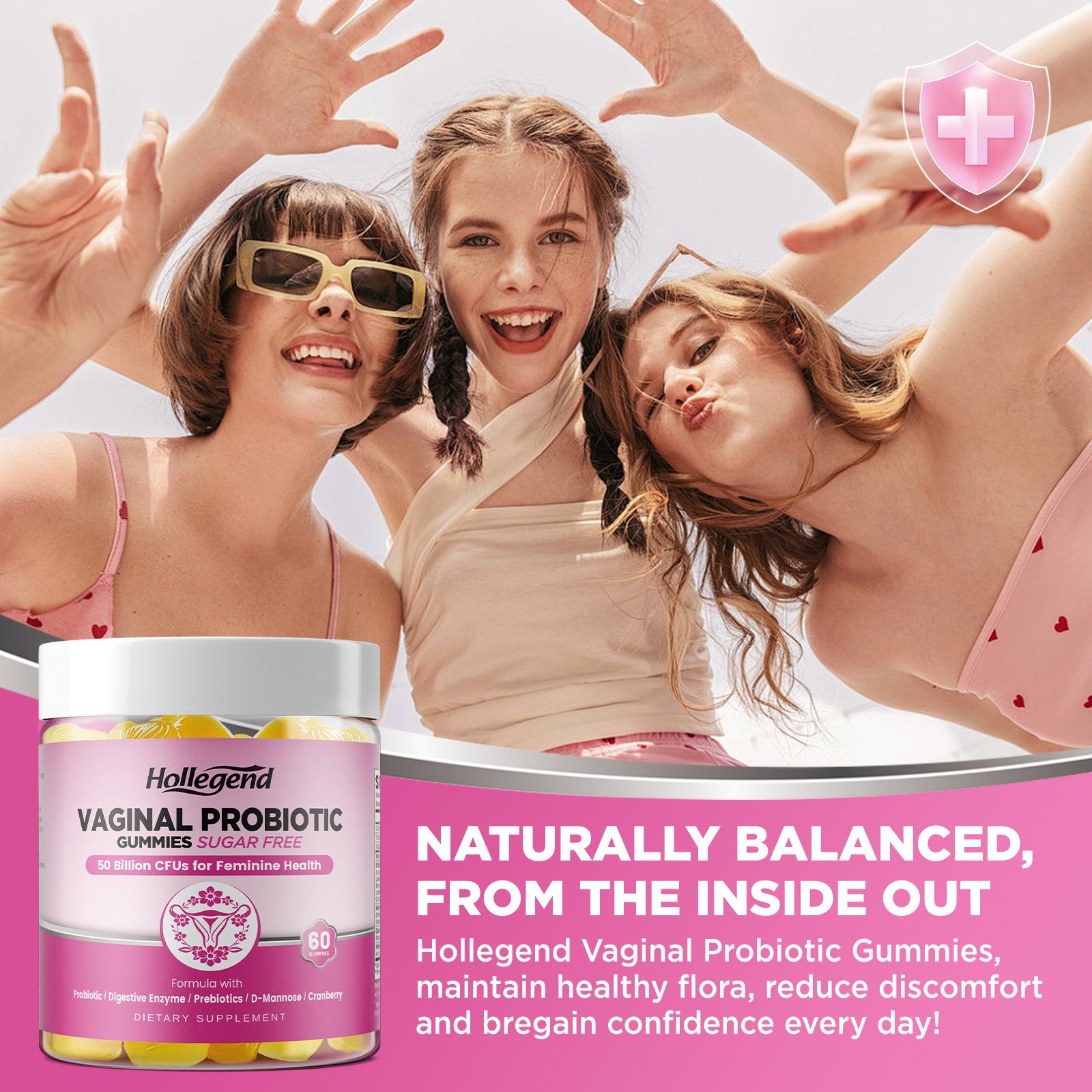 Vaginal Probiotics Gummies for Women Balanced pH – Hollegend Nutrition