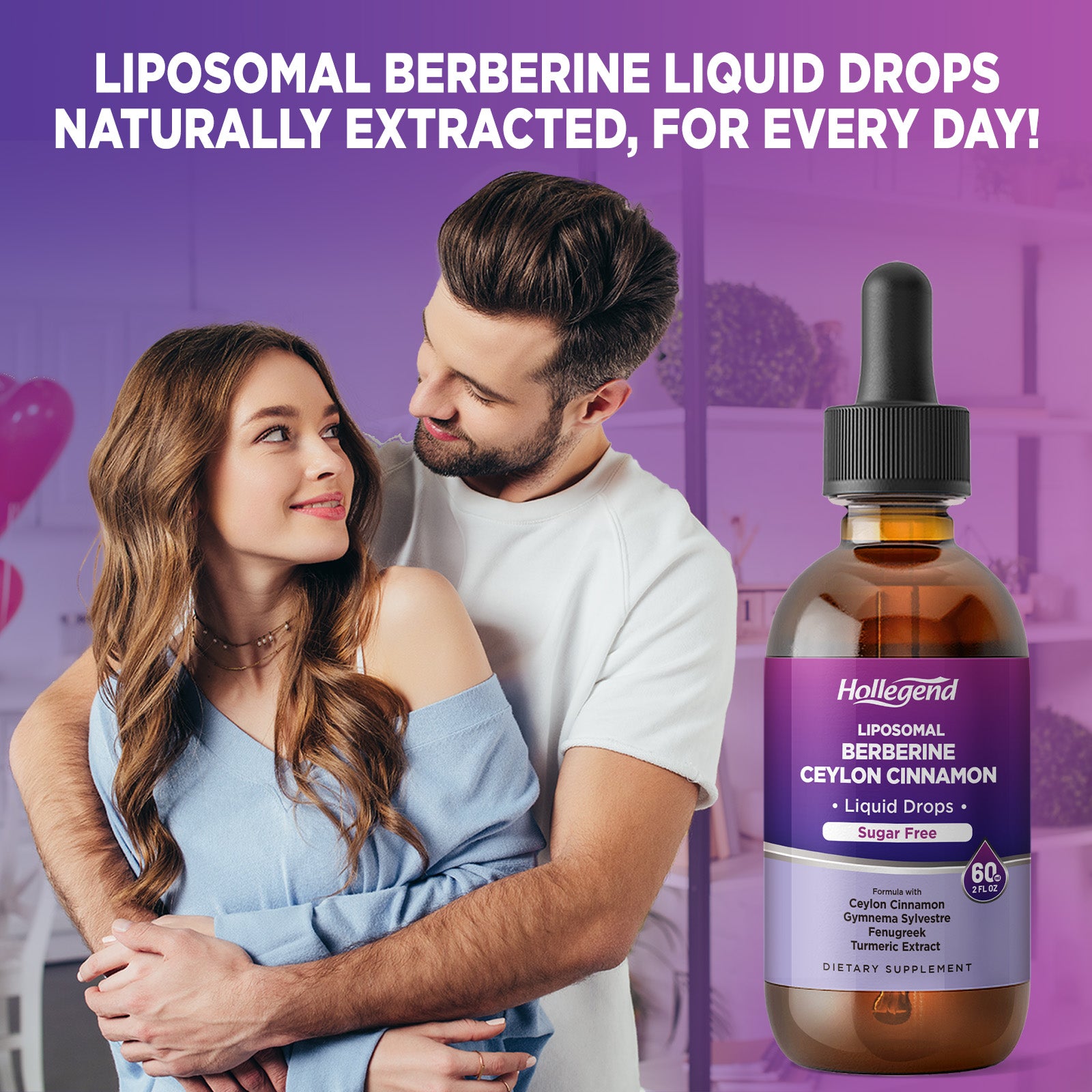 Liposomal Liquid Berberine Drops Sugar Free, Berberine Extract